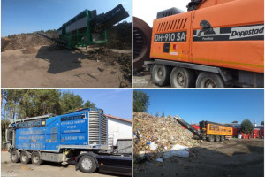 Do wynajęcia rębaki, rozdrabniacze, przesiewacze wraz z operatorem