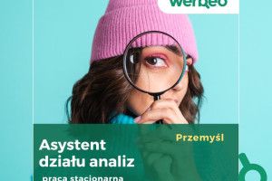 Asystent Działu Analiz - praca stacjonarna Przemyśl z orzeczeniem o niepełnosprawności