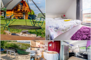 CIESZ SIĘ WIOSNĄ NA MAZURACH- CAŁOROCZNE DOMY NA MAZURACH ZE SPA