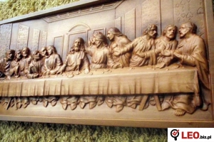 Ostatnia Wieczerza obraz ręcznie rzeżbiony sprzedam Poznań