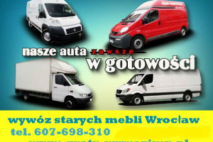 Demontaż/Wywóz/Utylizacja starych mebli Wrocław.Opróżnianie mieszkań.