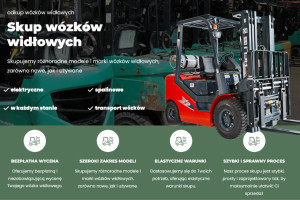 Skupujemy wózki widłowe w każdym stanie/ Śląsk i Małopolska