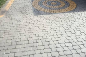 Mycie kostki brukowej