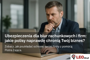 OC, cyber, majątek firmy – licencjonowany pośrednik