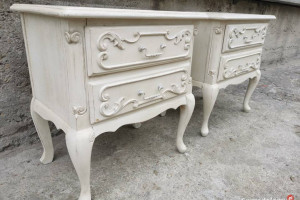 *Szafki nocne, komódki, styl ludwikowski, shabby chic, komplet* transport