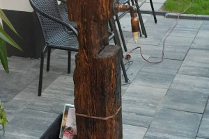 Unikatowy słupek oświetleniowy, lampa stojąca – rękodzieło z duszą!