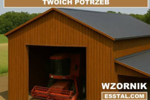 Duża HALA | Garaż Blaszany RAL |Konstrukcja |Wiata Blaszana  - ESSTAL*