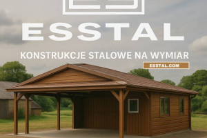Duża HALA | Garaż Blaszany RAL |Konstrukcja |Wiata Blaszana  - ESSTAL*