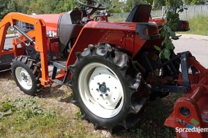 Ciągnik mini traktor ogrodniczy Kubota  glebogryzarką (yanmar)