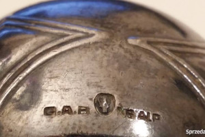 Serwetnik platerowany sygnowany G.A.B