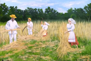 Obraz ręcznie malowany 60x80