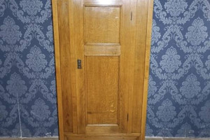 Stara drewniana bieliźniarka secesyjna, szafa antyk w bdb stanie