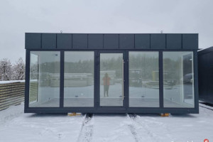 Kontener Biurowy Handlowy Usługowy Socjalny Pawilon z wc 7x3