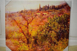 Alfred Sisley -,,Farma w Trou d Enfer, jesienny poranek '' 1874,reprodukcja