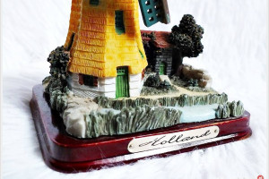 Miniaturowy Młyn - Wiatrak HOLLAND MATIX ruchome elementy