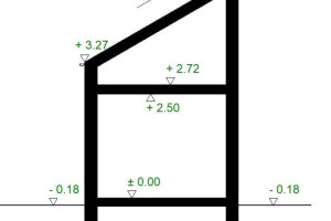 Projekt domu ZG13 - na zgłoszenie (bez pozwolenia)