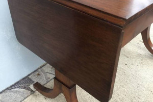 Stolik do kawy, klapiak biedermeier