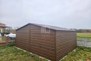 Garaż blaszany 6x5,8m2x brama uchylna blachodachówka dwuspad  ID787