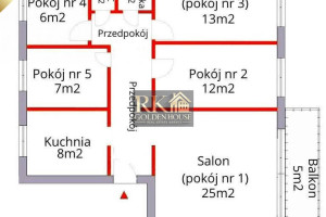 Na sprzedaż przestronne mieszkanie 5-pokojowe, o powierzchni 84,72 m², zlok