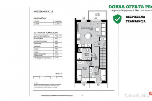 Nowe 2 pok 50,79m2 balkon 4.5m Borkowo/Kowale/O4PR