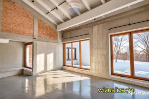 Dom marzeń przy ścianie lasu