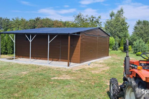 008 Garaż Złoty Dąb z zadasz. bocznym | Garaże Blaszane | Kojce | - ESSTAL