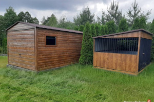 Garaż Blaszany Drewnopodobny 3x5 -TANIO -Garaże Blaszane – Maj-Blach