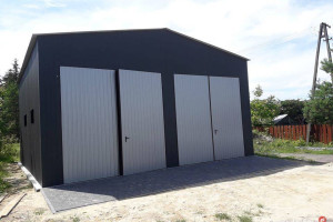 C45 Garaż Blaszany - Wiata Blaszana , Hala Magazynowa , HALA - GRZYWSTAL