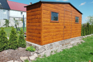 Garaż Blaszany do ogrodu- Schowek-Wiatka - Garaże Blaszane – Maj-Blach