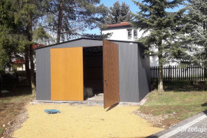 Wysoki Garaż Blaszany / Magazyn Blaszany / Wiata Blaszana - GrzwyStal