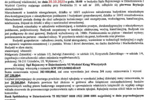 Do sprzedania na licytacji komorniczej dom TANIO