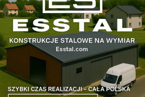 Garaż Blaszany Dwukolorowy  - Hala Magazynowa | Konstrukcja  - ESSTAL*