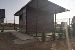 Garaż Blaszany z zadaszeniem bocznym - Garaże Blaszane  - Maj-Blach