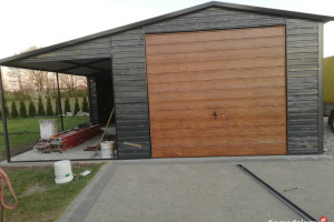 Garaż Blaszany z zadaszeniem bocznym - Garaże Blaszane  - Maj-Blach