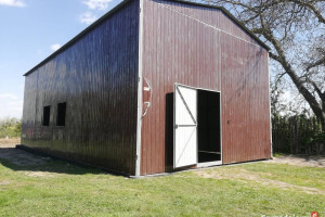 F43 OCYNKOWANY Garaż Blaszany | Przesuwna Brama | Wiaty , Hale | - ESSTAL