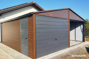 Garaż Blaszany GRAFIT Dwuspadowy | MAGAZYN | Hala  – Maj-Blach