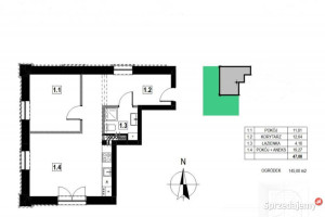 Skała - mieszkanie z ogródkiem