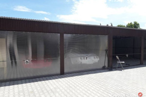 Duży Ocynkowany Garaż Blaszany / Wiata Garażowa - Hala  - GRZYWSTAL