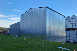 Garaż Blaszany GRAFITOWY - 3x5 - TANIO - Garaże Blaszane - Maj-Blach