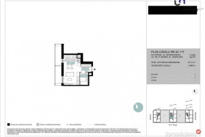 Mieszkanie Katowice 27.77m2 1 pokój