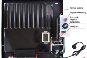 Grzejnik gazowy, ogrzewacz HOSSEVEN HDU-5 V wentylator