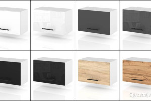 Szafka Kuchenna Wisząca Okapowa Modulowa 60cm Spremium Czarny Połysk