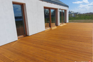 Deska tarasowa ryflowana - modrzew syberyjski