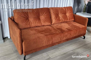 *NOWOŚĆ*Kanapa PORTOFINO 3 os.rozkładana, pojemnik,kolory