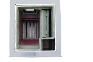 Senko C-20 kuchnia c.o. na drewno, antracyt, prawa