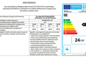 Kocioł piec na pellet Technix Pell Lux 24KW 5klasa ZUM Dotacja Pleszew