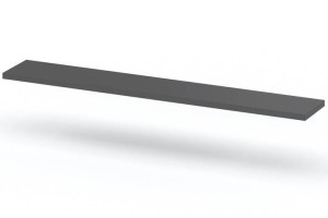 Półka Wisząca Ścienna Na Książki Dla Dzieci Szara Hugo 100cm Do Garażu