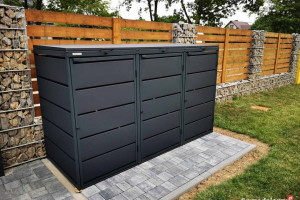 Zabudowa koszy na śmieci, Obudowa na kosze, Osłona na kosze