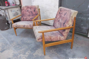 Stare fotele Czechosłowackie liski PRL vintage