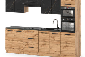 Zestaw Mebli Kuchennych Marra 2.6m Kuchnia Nowoczesna San Sebastian Wotan